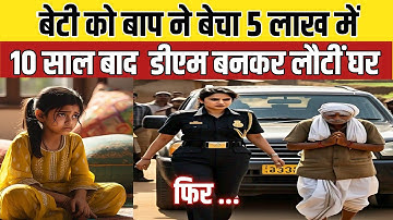 😱बेटी को बाप ने बेचा 5 लाख में | 10 साल बाद  डीएम बनकर लौटीं घर फिर #hearttouchingstory