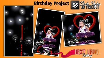 Realistic Birthday 3D Node Video Project 🔥 like Ae 🥵 | Node video in Hindi | Next Level 3D Editing