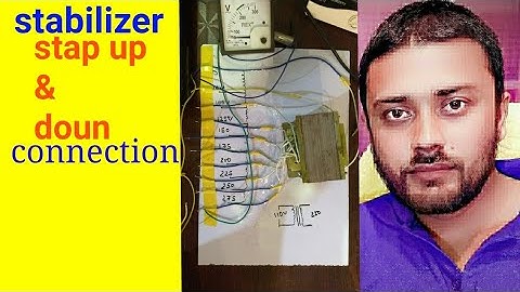 Auto Transformer voltage up & down connection..
