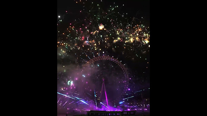 London Eye NYE Fireworks 2025 #londonnye #happynewyear