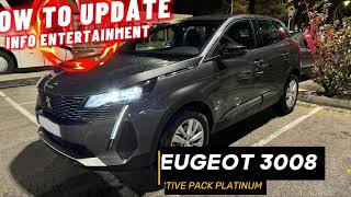 Peugeot 3008 how to update the info entertainment RCC (8" inch Touch Screen) (2021-2024) Active Pack screenshot 3