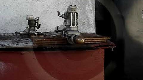 OS FS-61 Four stroke break in run.