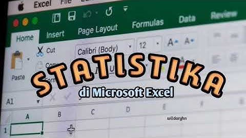 Belajar Ms. Excel Fungsi Statistik