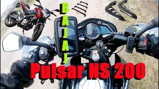 Посредственная Покатуха #1 на Pulsar NS200//Анонс будущих видео//Мысли Вслух