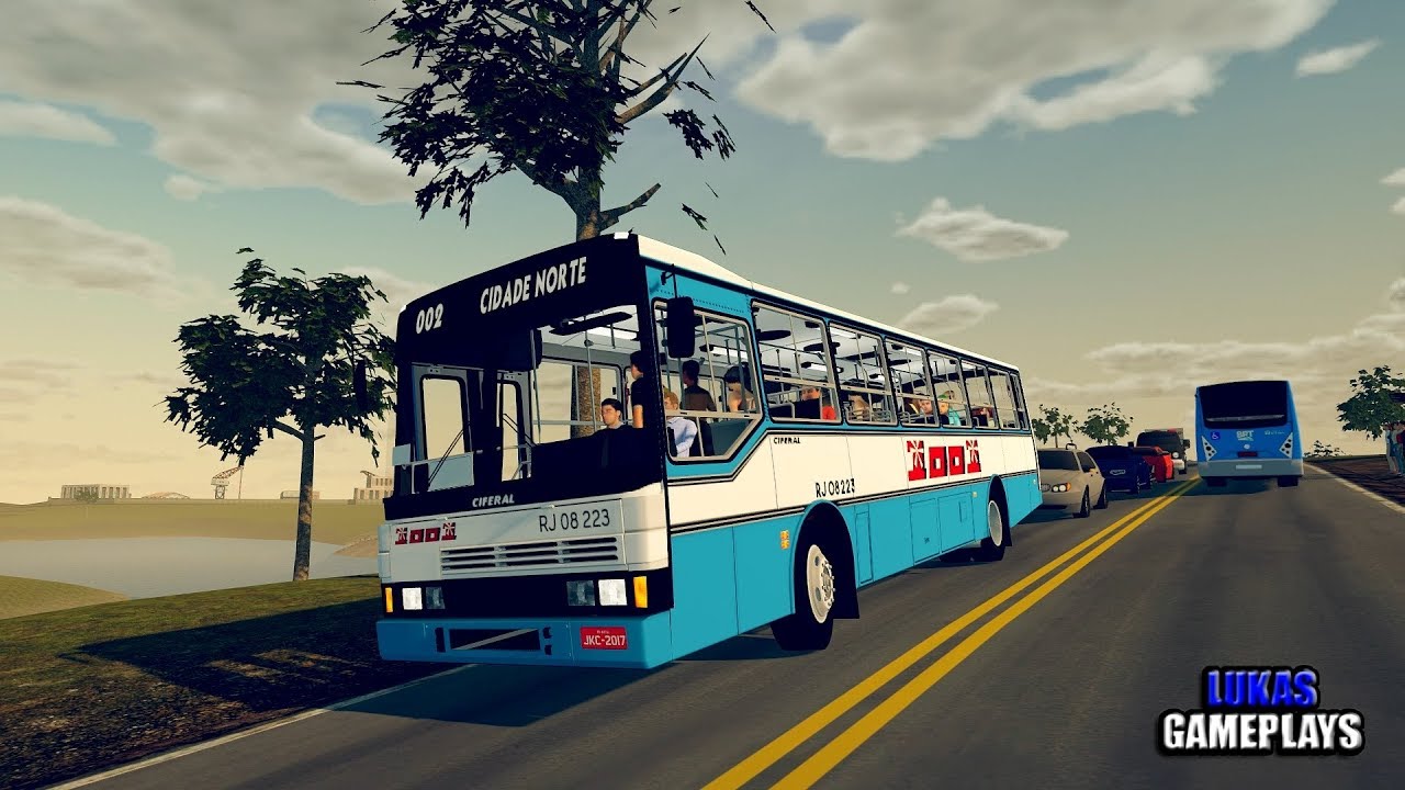 🔴Ônibus escolar no Proton Bus - Canal Lukas Gameplays