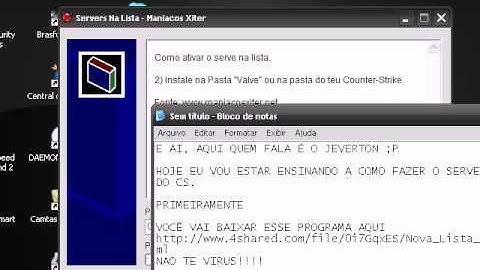 Como fazer aparecer servers na lista find server do seu cs [2011]