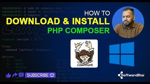 How to Download, Install and Set Up PHP Composer on Windows (Beginner Guide) | SoftwareBhai Tech