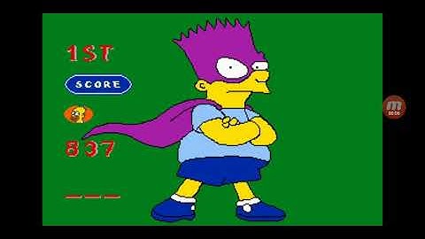 The simpsons arcade game pc [MS-DOS] ost- game over, name entry