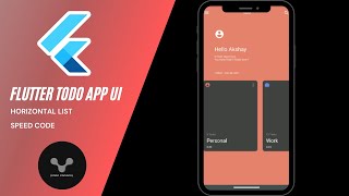 #flutter #todoApp #flutterui #codeparser | Flutter ToDo App UI - Speed Code 