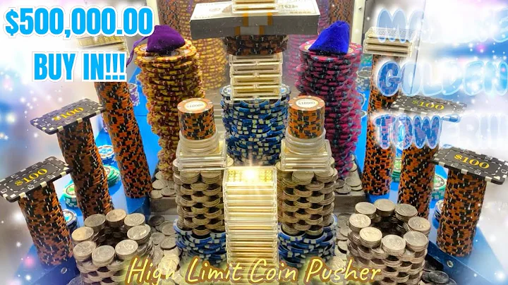 🔴(MUST SEE) HIGH RISK COIN PUSHER $500,000.00 BUY IN!!! WON OVER $5,000,000.00!!! (MEGA JACKPOT)