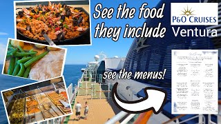P&O VENTURA - Discover the INCLUDED FOOD