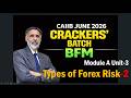CAIIB-BFM JUNE 2026-CRACKERS' BATCH Mod-A Forex Risk-2 10.02.26 (6.30 am) #nstoor