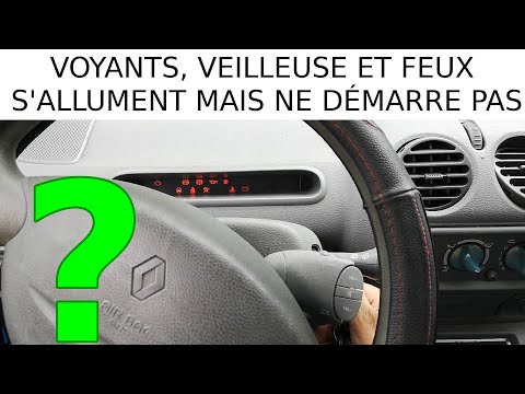 Comment dépanner une Twingo qui ne démarre plus (mais voyants s ...