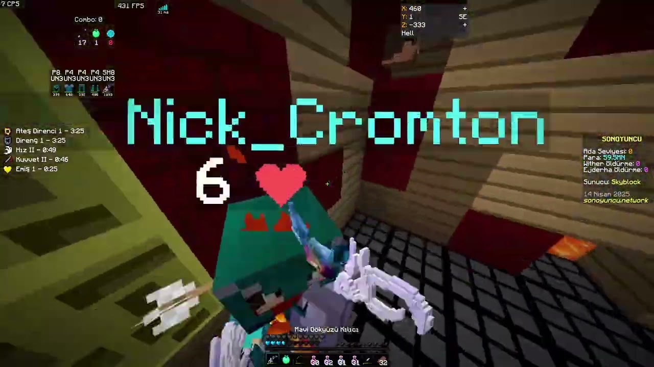 SonOyuncu Skyblock pvp #1