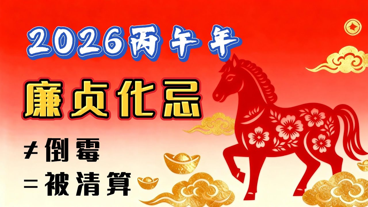 2026 丙午年廉贞化忌真相｜不是倒霉，是你的人生开始被追责了