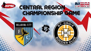 Wpsl Central Region Champion Oklahoma City Fc Vs St. Croix Legacy