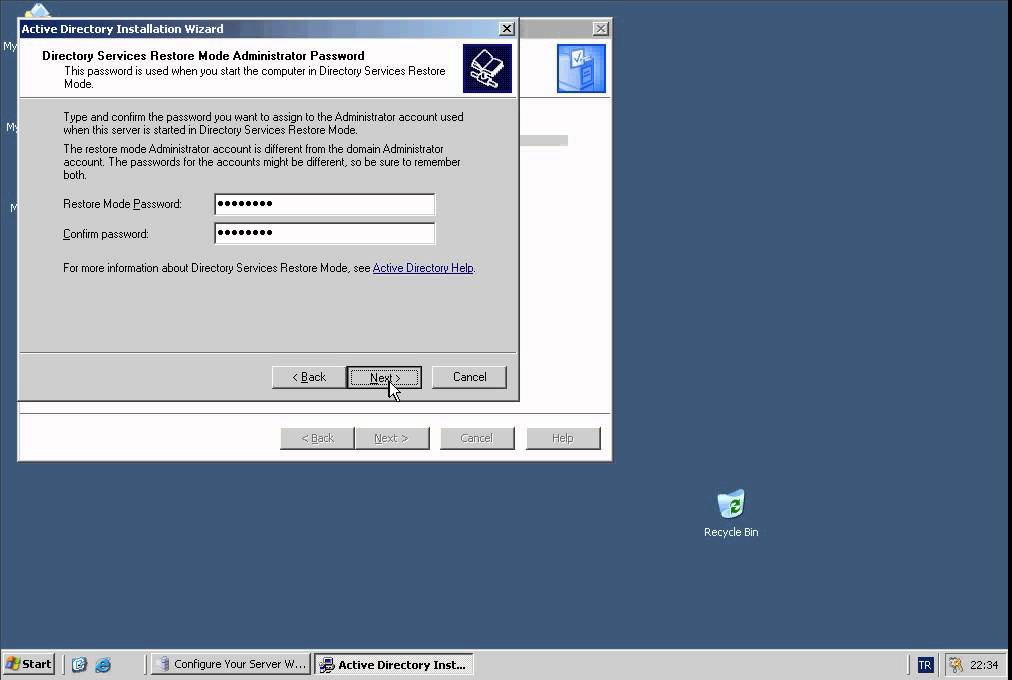 Windows Server 2003 Active Directory установка - YouTube