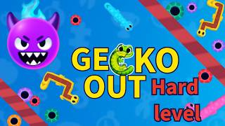 Gecko Out level 22 HARD LEVEL Complete walk through Solution