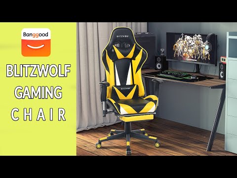 BlitzWolf BW-GC2 Gaming Chair Ergonomic Design 180°Reclining Adjustable Armrest Footrest