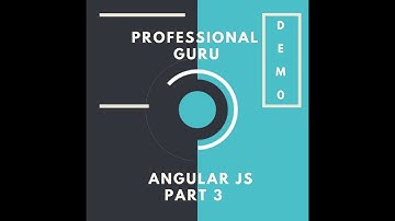 AngularJS Demo Part 3
