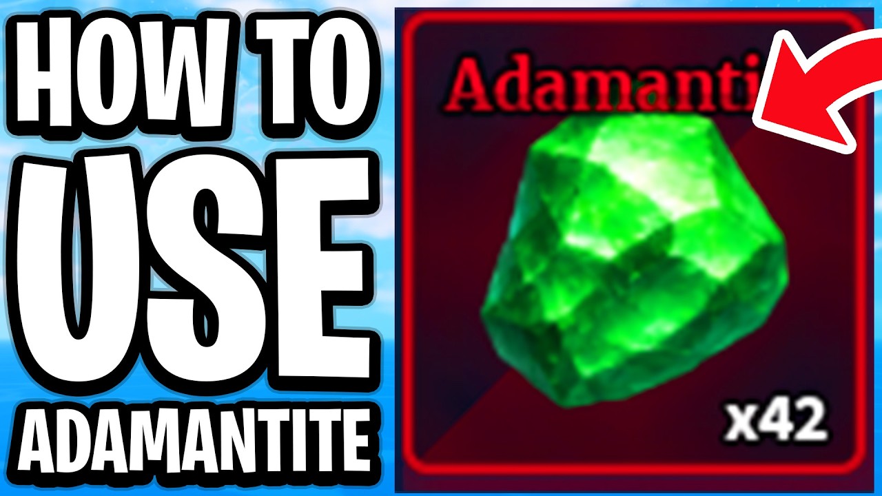 How to Use Adamantite in Sailor Piece Roblox - Full Guide - YouTube