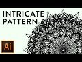 FANCY Intricate Lace Pattern Illustrator CC Tutorial (MUST SEE!)