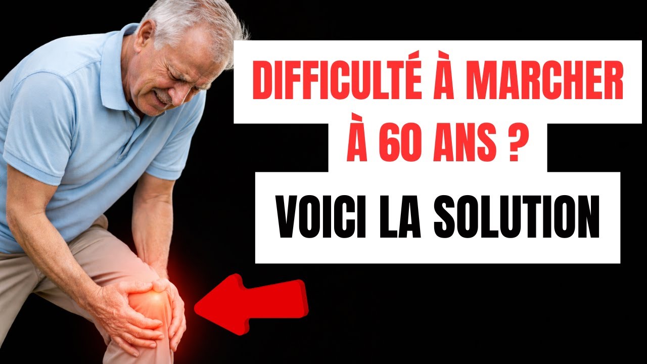 Après 60 ans,la marche peut devenir plus compliquée sans cause apparente.Cette vidéo révèle la VRAIE
