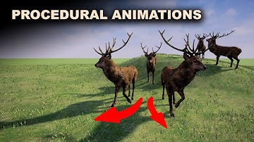 Procedural Movement Animations System for 4 legged characters - Part 3