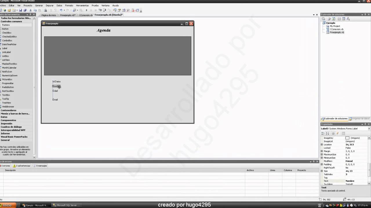 SQL Server y Visual Studio 2008 2/5 - YouTube