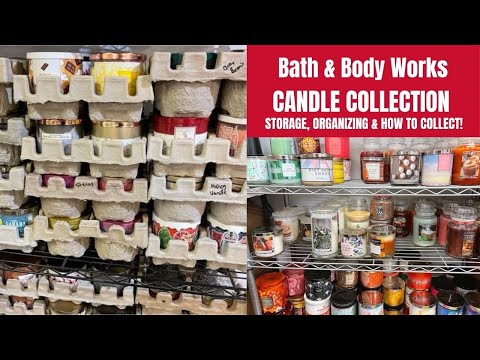 Video: Bath & Body Works Candle Collection - Storage, Organizing & How To Collect!