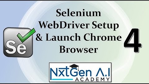 Selenium Tutorials for Beginners : 4. How to setup Selenium Webdriver | how to launch chrome browser