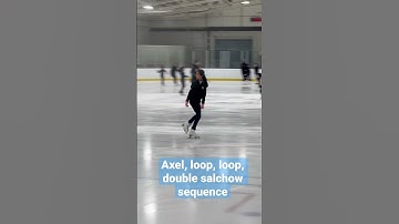 Axel, loop, loop, double salchow sequence #figureskating
