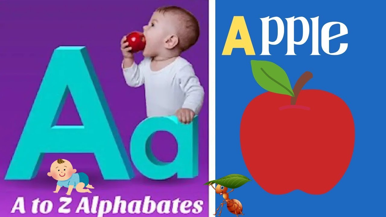 A for Apple B for Ball | Alphabets phonics song for toddlers |one two three numbers| 