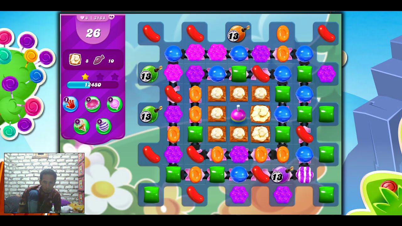 Candy Crush Saga Level 3184, Sugar Stars - YouTube