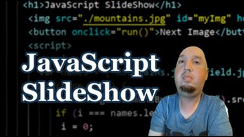 How to Create SlideShow - JavaScript