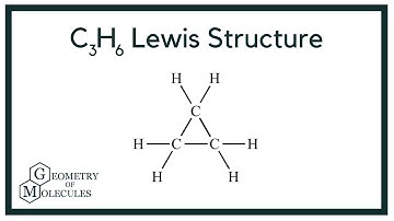 C3H6 Lewis Structure: How to Draw the Lewis Structure for C3H6 (cyclopropane)