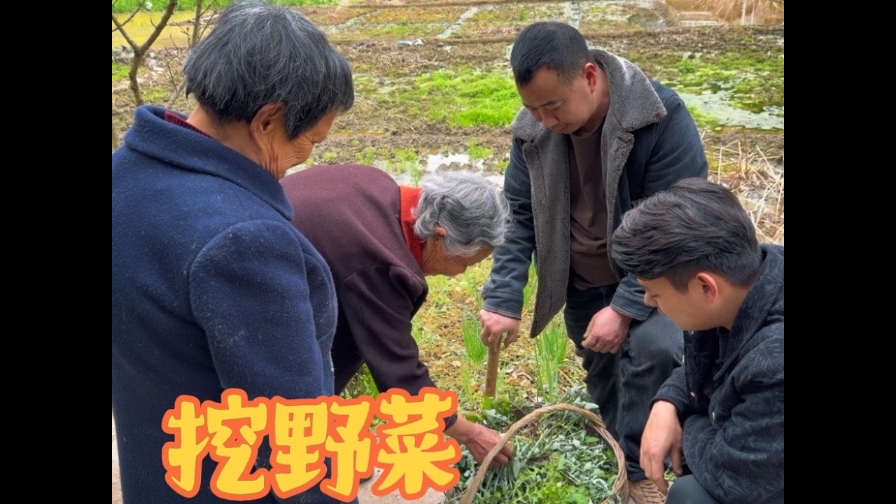春季到了玉平为了节约带着小表弟上山挖野菜吃！惹得一通抱怨！#记录真实生活 #玉平夫妻日常 #农村生活 #乡村守护人 #日常分享