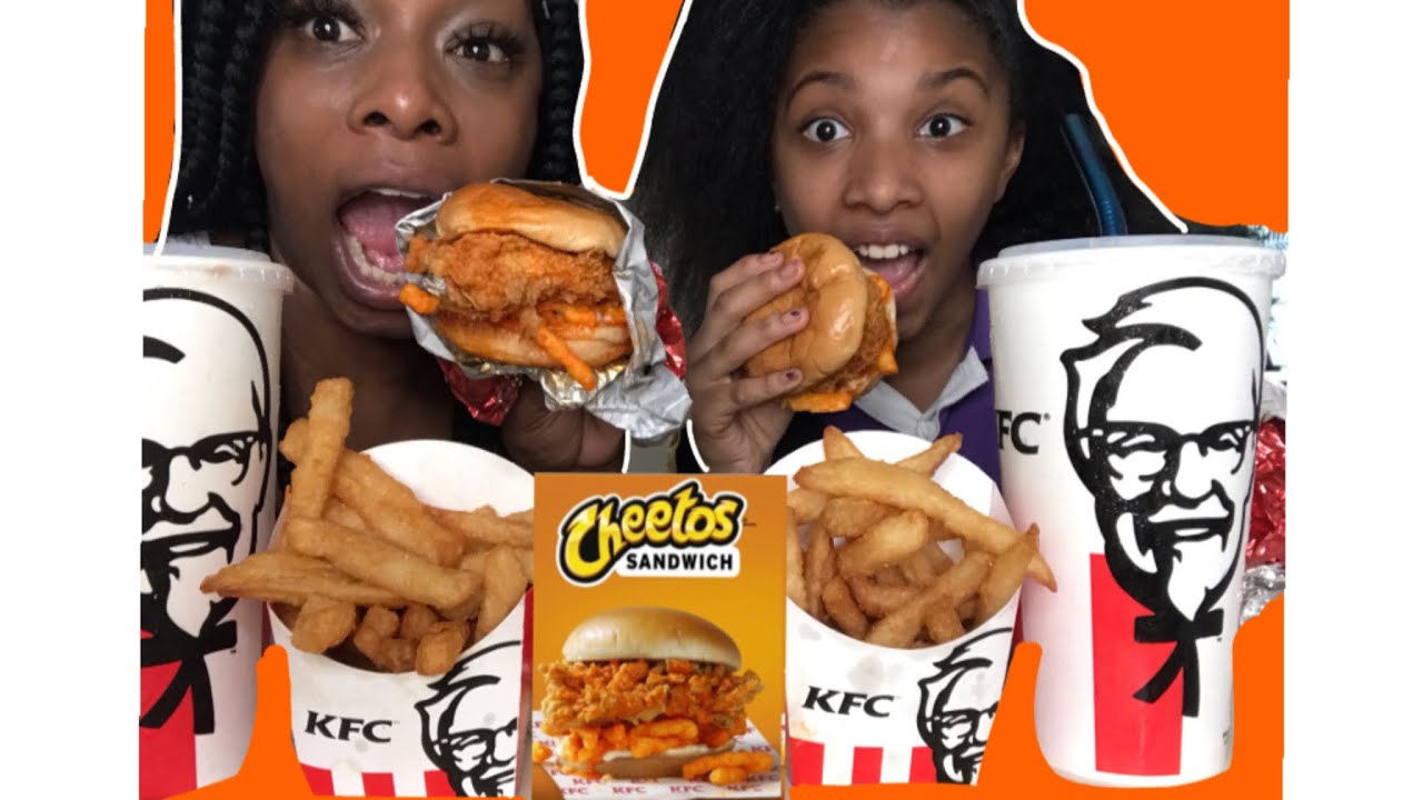 KFC CHEETOS CHICKEN SANDWICH