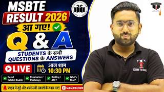 MSBTE RESULT 2026 QUESTION AND ANSWERS | TOSHIB TUTORIALS