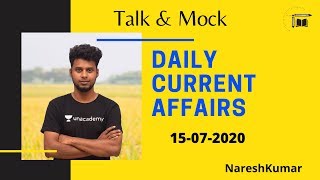 Daily CA Live Discussion in Tamil| 15-07-2020 |Mr.Naresh kumar