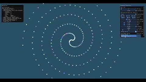 Computer Graphics Course: Star Rotation (Particle Systems)