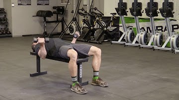 Dumbbell Biceps Curl Lying