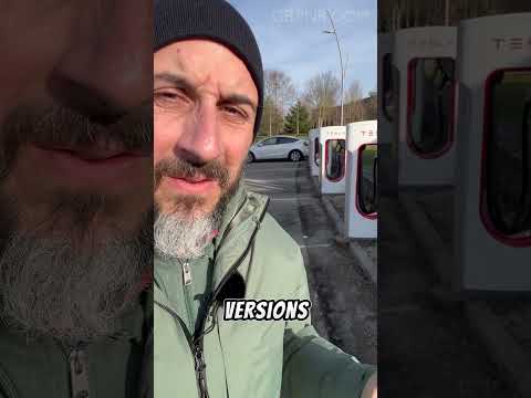 Superchargeurs Tesla: il y a toujours des fans de la version 2 ! 🤡 #tesla #superchargeur #astuce