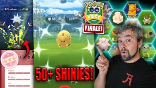 Pokémon GO Fest Finale! Over 50 Shinies caught!