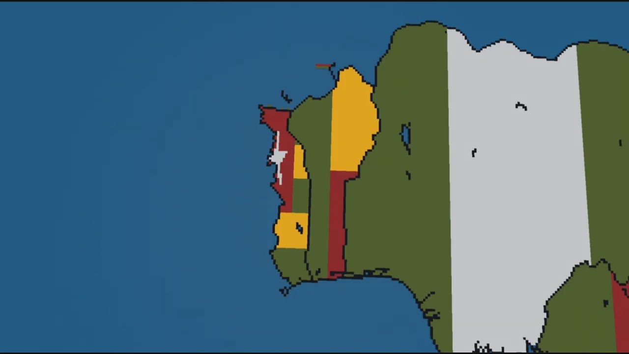 Minecraft Flag World Tutorial Part 15 | Togo & Benin