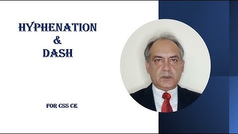 Hyphenation and Dash CSS