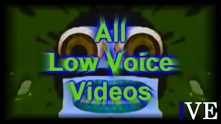 All Low Voice Videos (Including More Sources)