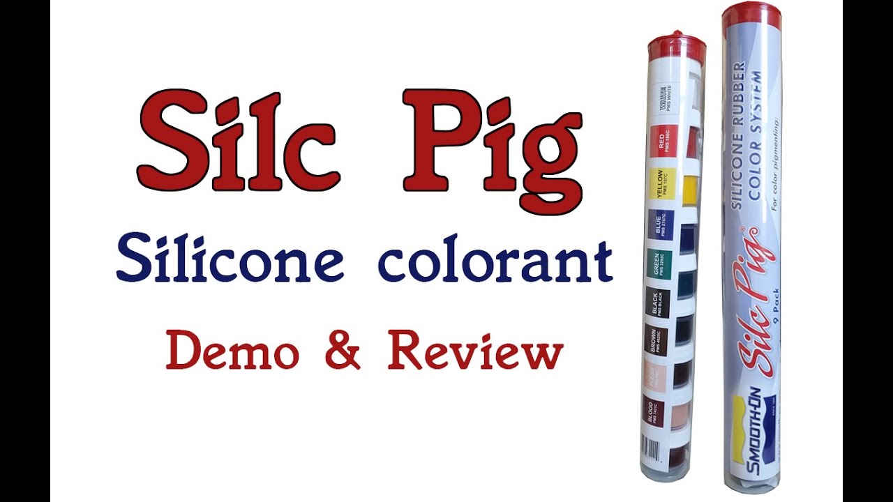 Smooth-On Silc Pig™ Pigmenti Colorati Per Silicone – Confezione Da 9 Campioncini, Per Gomme Siliconiche