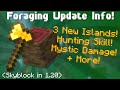 Foraging update info 3 new islands hunting skill sweep  mystic damage hypixel skyblock news