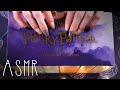 ASMR Harry Potter Book collection (🎧 soft spoken, tracing, light tapping & scratching)